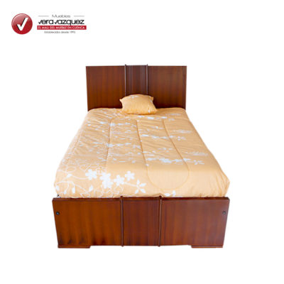 CAMA LINEAL DOBLE RUDON 1 1/2 PLZ SIN VELADORES