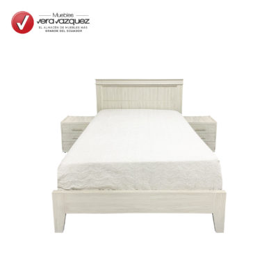 CAMA CAMILA 2 PLZ CON 2 VELADORES