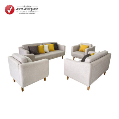 SALA MEDINA CON 1 TRIPLE, 1 DOBLE, 2 INDIVIDUALES Y 10 COJINES