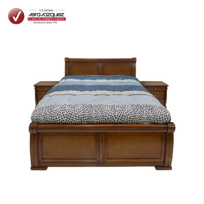 CAMA ASTRID 2 1/2 PLZ CON 2 VELADORES