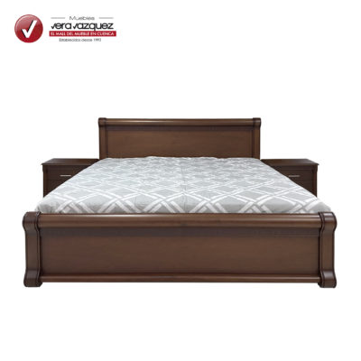 CAMA LIBANO 3 PLZ CON 2 VELADORES