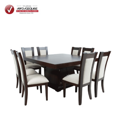 COMEDOR CUADRADO SUECIA 8 SILLAS