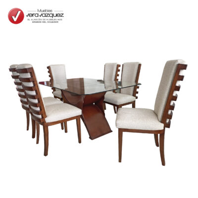 COMEDOR MORELIA 6 SILLAS
