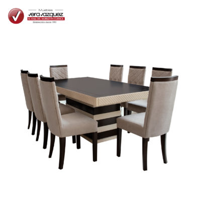 COMEDOR RECTANGULAR VANY 8 SILLAS