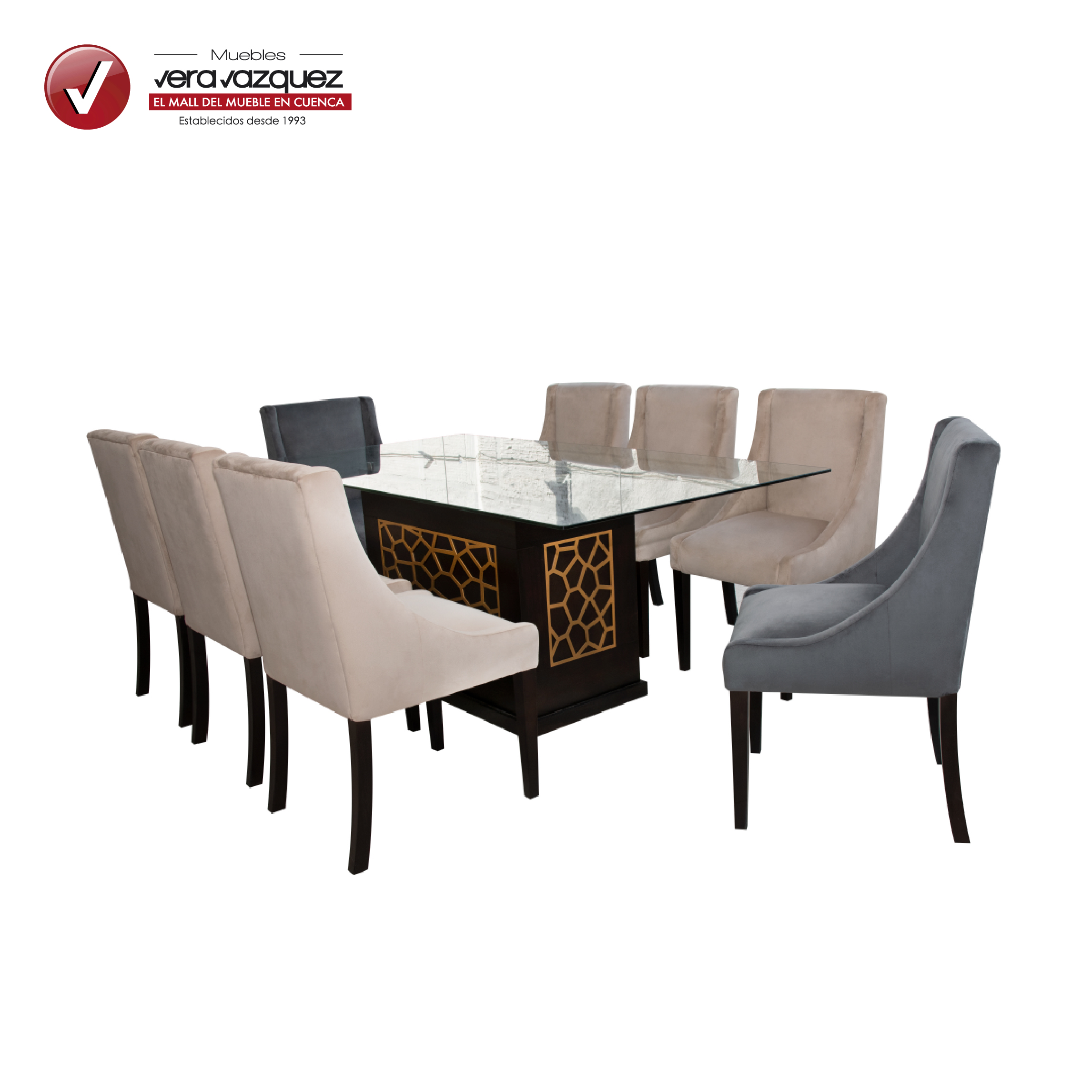 COMEDOR ARBOLEDA 8 SILLAS | Muebles Vera Vázquez