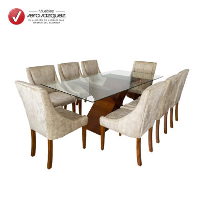 COMEDOR ARBOLEDA 8 SILLAS