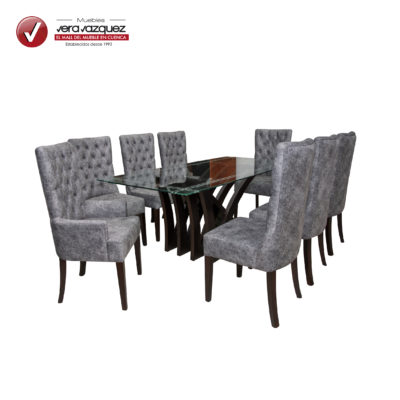 COMEDOR GREY 8 SILLAS