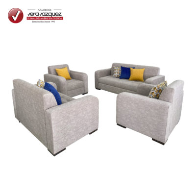 SALA IBERIA CON 1 TRIPLE, 1 DOBLE, 2 INDIVIDUALES Y 7 COJINES
