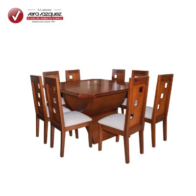 COMEDOR CUADRADO JUVENIL 8 SILLAS