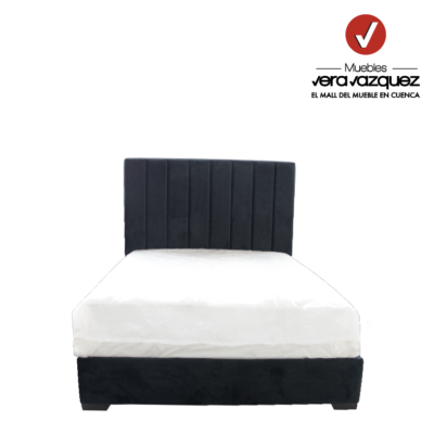 CAMA TAPIZADA SUECA 2 PLZ SIN VELADORES
