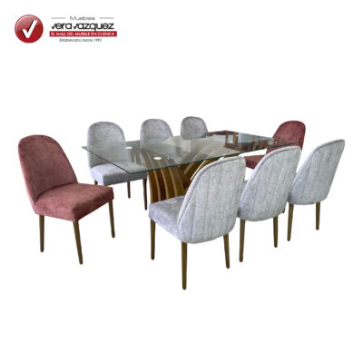 COMEDOR GINEBRA 8 SILLAS