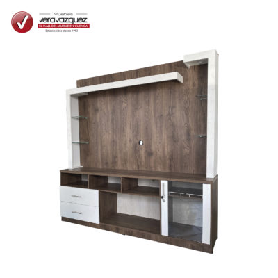 MÓDULO LCD AILEEN 60” CON 2 CAJONES Y 1 PUERTA