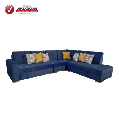 SALA BELICE EN L CON 1 INDIVIDUAL Y 7 COJINES