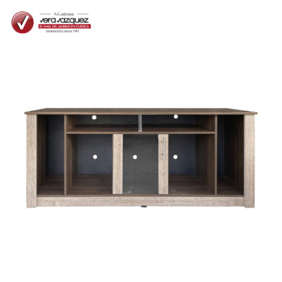 MÓDULO LCD CALI BAJO 77” CON 1 PUERTA DE VIDRIO Y 1 CAJÓN