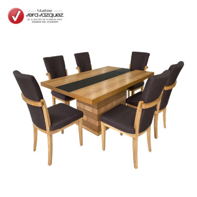 COMEDOR CORAL 6 SILLAS