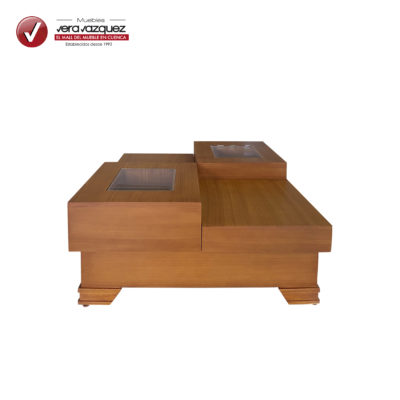 MESA DE CENTRO EMILY CON BAR DESLIZABLE