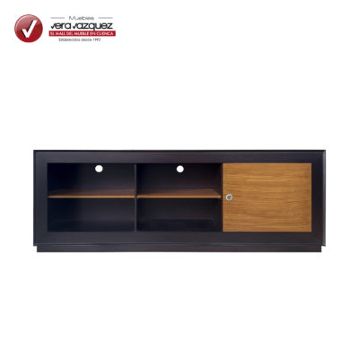 MUEBLE PARA TV JANEIRO CON 1 PUERTA CORREDIZA Y REPISA INTERIOR
