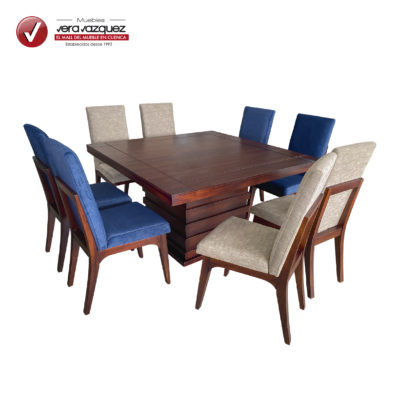 COMEDOR CUADRADO PERSIA 8 SILLAS