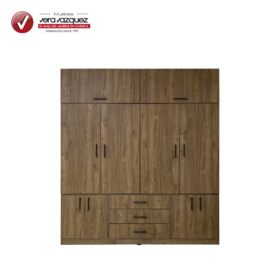 CLOSET LAREDO CON 10 PUERTAS Y 3 GAVETAS