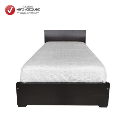 CAMA LINEAL 2 PLZ WENGUE SIN VELADORES