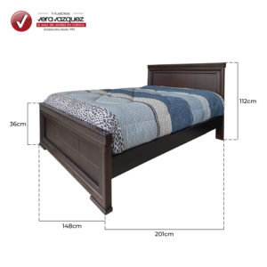 Cama Italia de 2 plazas sin veladores