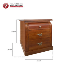 Cama Jersey de 2 plazas con 2 veladores