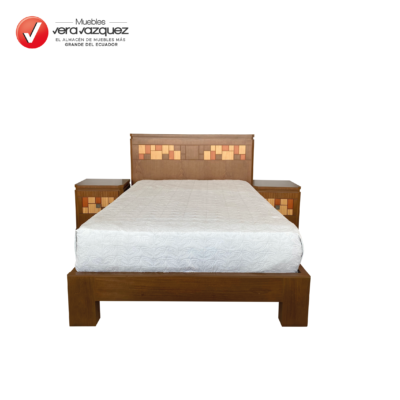 CAMA OTOÑO 2 PLZ CON 2 VELADORES