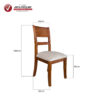 Comedor Astrid tapizado de 8 sillas