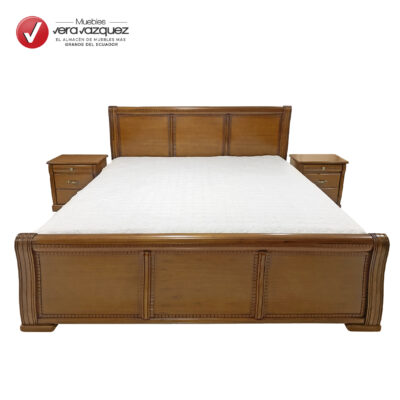 CAMA CLÁSICA IRLANDESA 3 PLZ CON 2 VELADORES