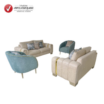 SALA HAMLET CON 1 TRIPLE, 1 DOBLE Y 2 POLTRONAS