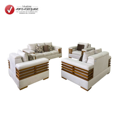 SALA MORELIA CON 1 TRIPLE, 1 DOBLE, 2 INDIVIDUALES Y 7 COJINES