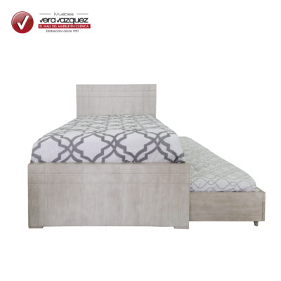 CAMA ZELMA 1 1/2 PLZ CON NIDO SIN VELADORES
