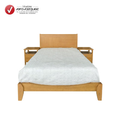 CAMA AILEEN 2 1/2 PLZ CON 2 VELADORES