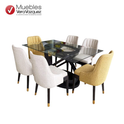 COMEDOR MAISSA 6 SILLAS