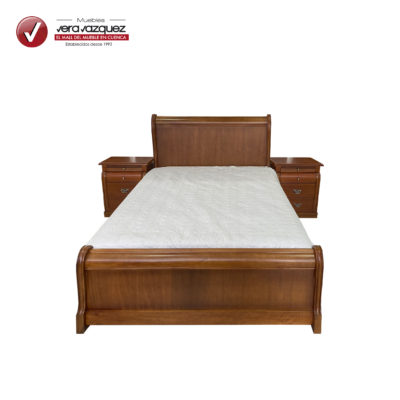 CAMA JERSEY 2 PLZ CON 2 VELADORES
