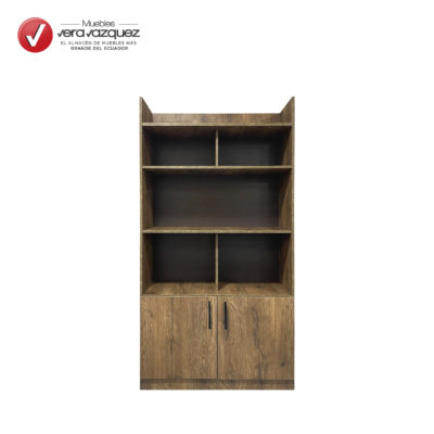 ESTANTE CON 5 ESPACIOS Y 2 PUERTAS