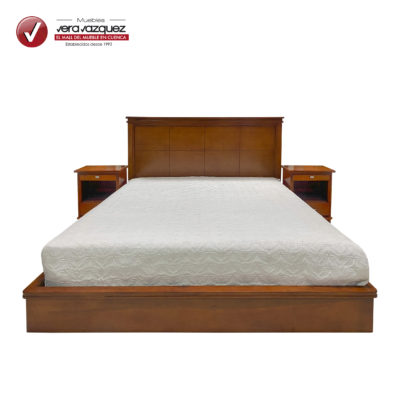 CAMA LATIFA 3 PLZ CON 2 VELADORES