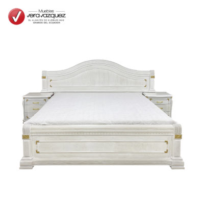 CAMA CONTINENTAL 3 PLZ CON EXTENSIONES CON 2 VELADORES