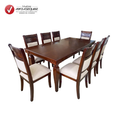 COMEDOR CLÁSICO HELENA 8 SILLAS