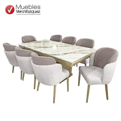 COMEDOR SAMARA 8 SILLAS