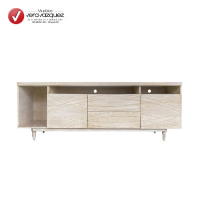 MUEBLE DE TV CON 2 CAJONES Y 2 PUERTAS