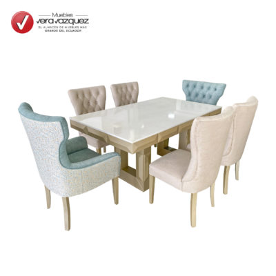 COMEDOR REAL 6 SILLAS