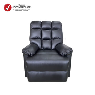 RECLINABLE ELÉCTRICO KABUL PUERTO USB MICROCUERO NEGRO
