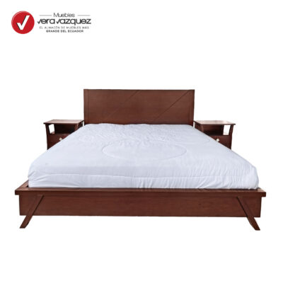 CAMA ATENA 3 PLZ CON DOS VELADORES