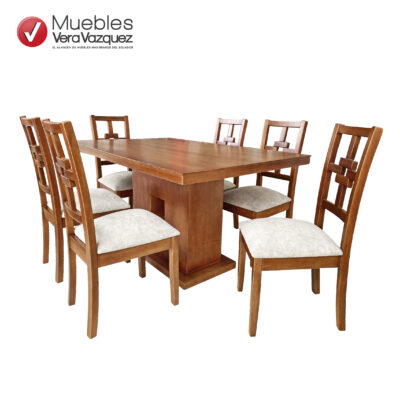 COMEDOR NADIA 6 SILLAS