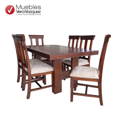 COMEDOR ZAMBIA 6 SILLAS
