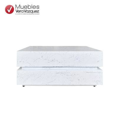 MESA DE CENTRO RECTANGULAR MARMOLEADA