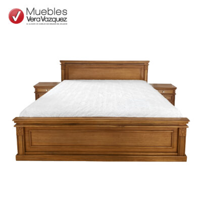 CAMA CLÁSICA HELENA 3 PLZ CON 2 VELADORES