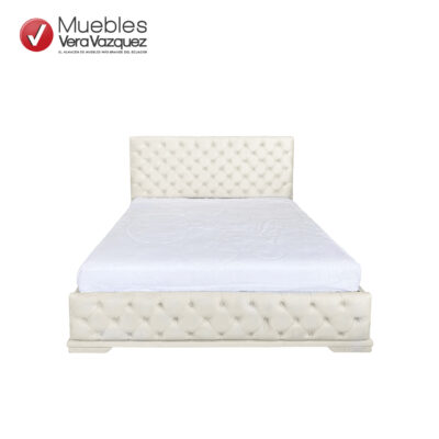 CAMA VERET TAPIZADA 3 PLZ SIN VELADORES
