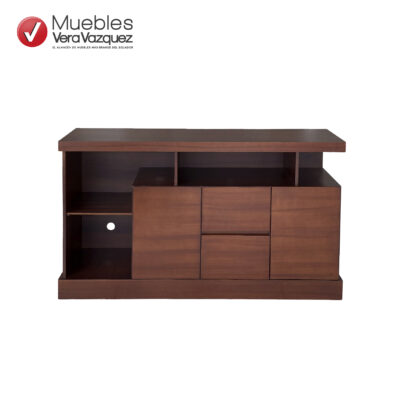 MUEBLE DE TV VANNY, 2 CAJONES, 2 PUERTAS Y 4 ESPACIOS